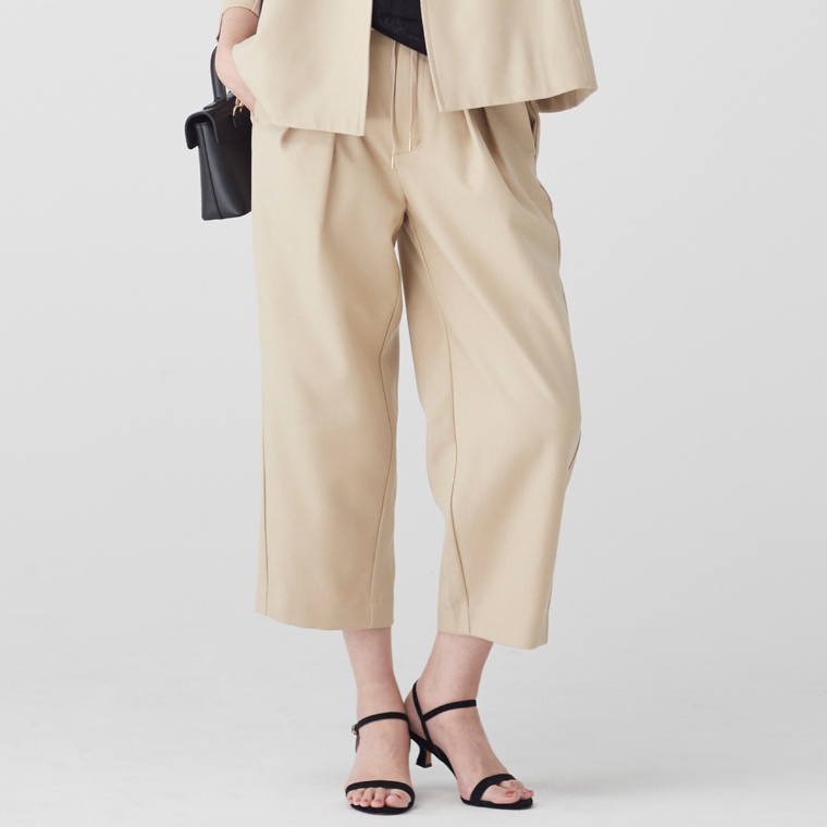 ROHERBE ハンサムタック テーパードパンツ