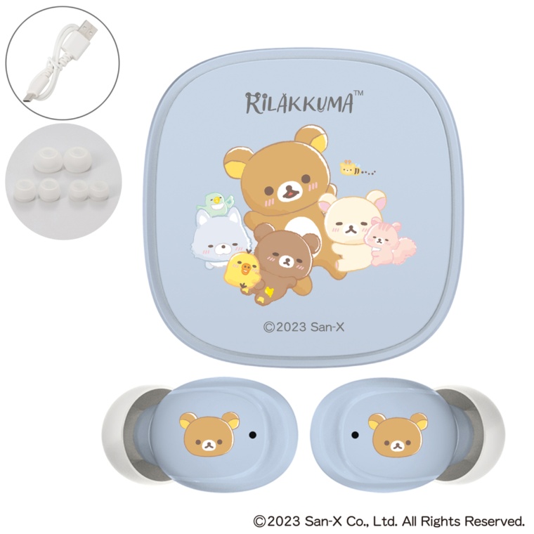 リラックマ完全ワイヤレスイヤホン