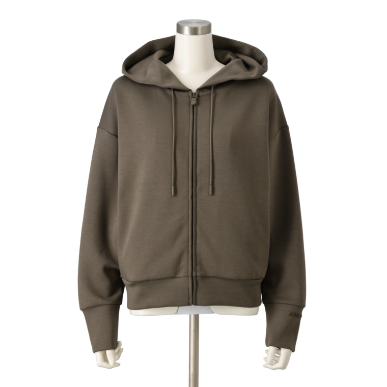 ANNE COQUINE ダンボールニットフーデッドパーカ