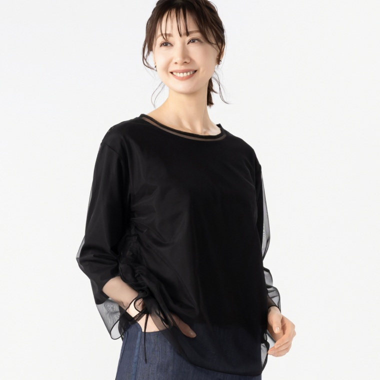Provador シアーチュール レイヤードカットソー