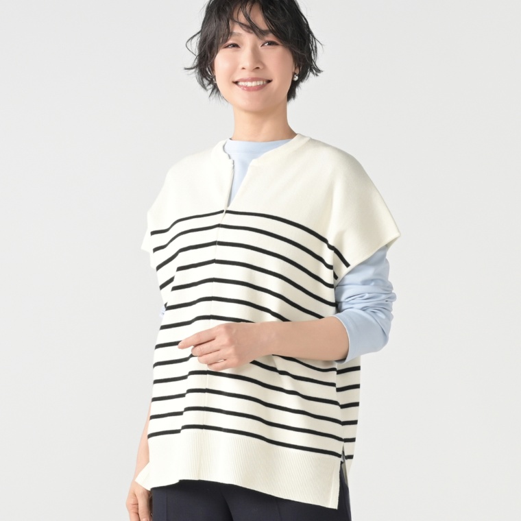 eM by Emma Taylor フロント2Wayニットトップス