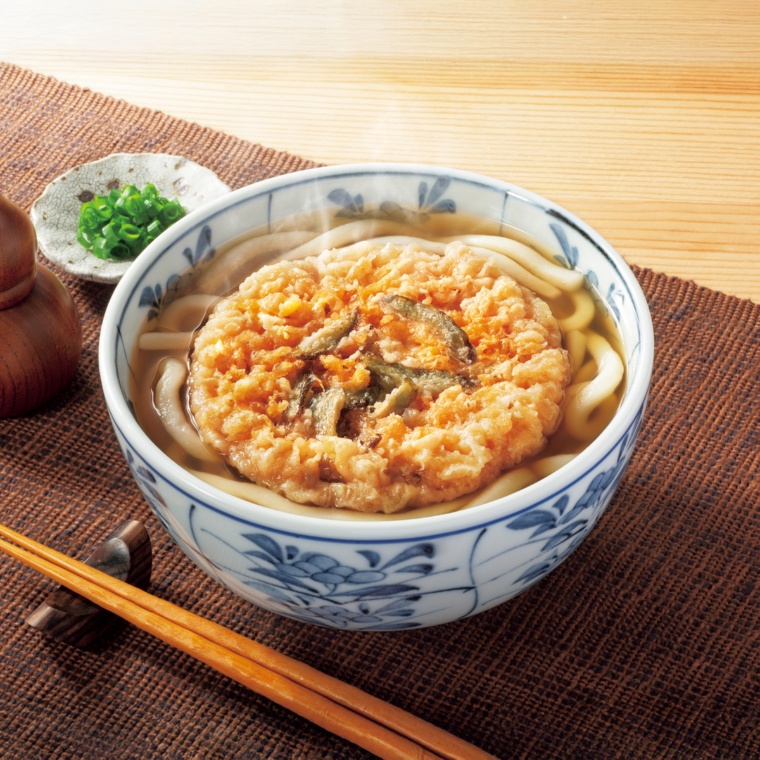 レンジ可能! 国産小麦のごぼう天うどん 8食