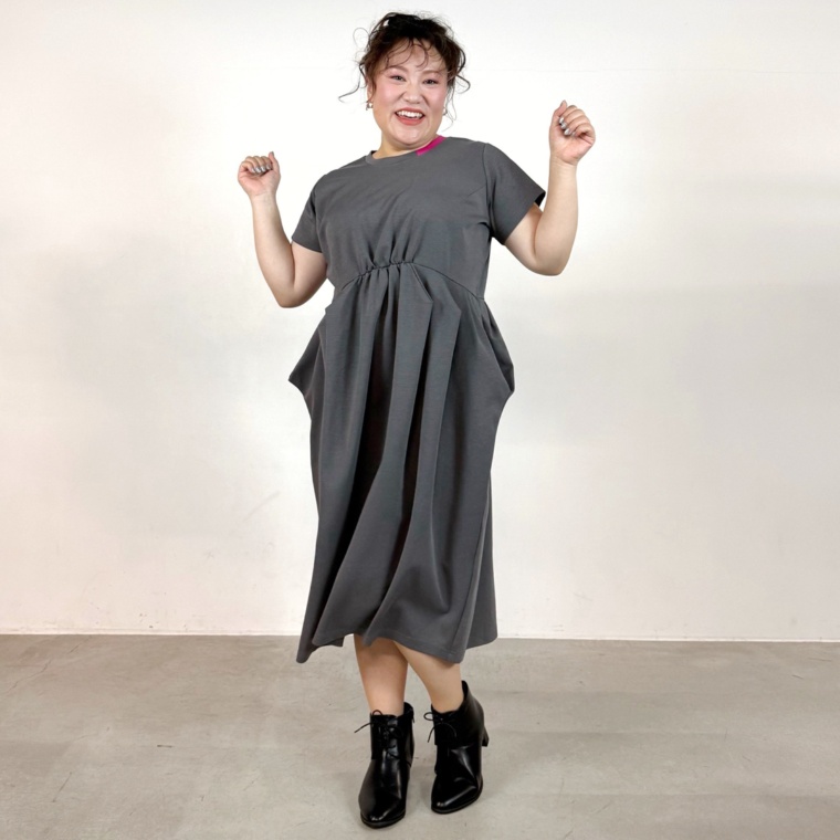 BABIULOUS まるで主役 美シルエットクリオネワンピース