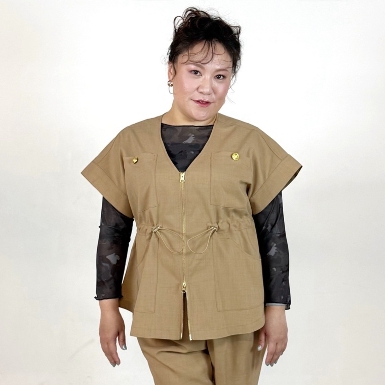 BABIULOUS 無敵の抜け感サファリベスト