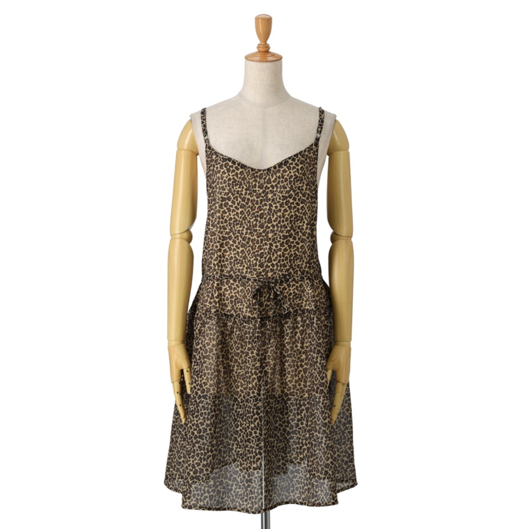 KILA MODA プリントシフォン チュニックワンピース