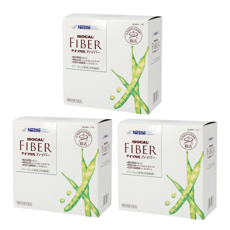 ネスレ アイソカル ファイバー 3箱セット約90日分