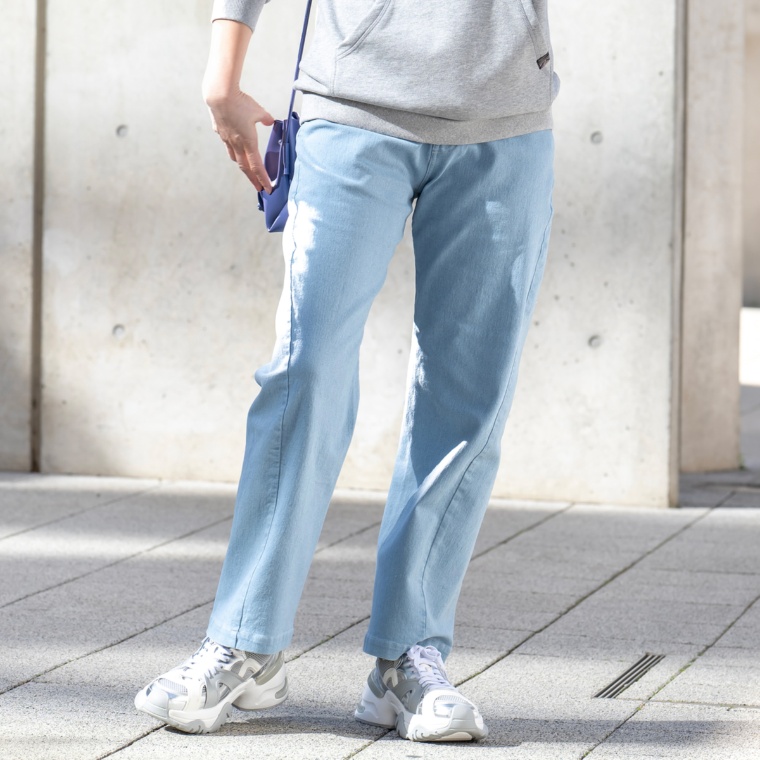 MICHIKO LONDON オリジナルパターン ストレートデニム