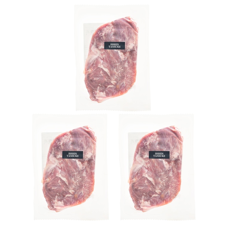 仙台名物 牛タン切落し・塩100g×3袋