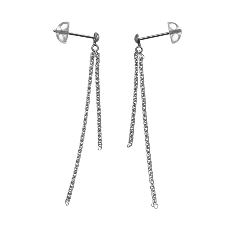 純プラチナ/PT900 シャイニーカットスピガイヤリング/ピアス