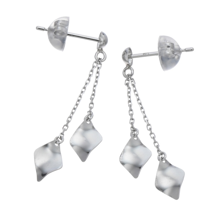 マエストロ 純プラチナ/PT900 スイングリーフ イヤリング/ピアス