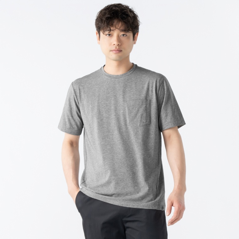 Lucca Uomo alla moda リラックスベア天竺Ｔシャツ