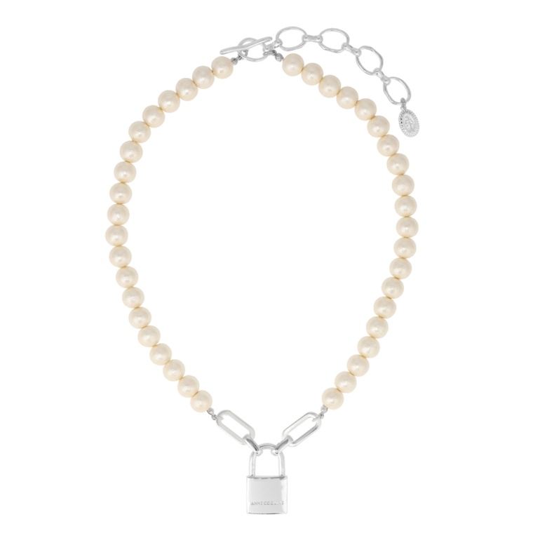 ANNE COQUINE カデナ コットンパールネックレス