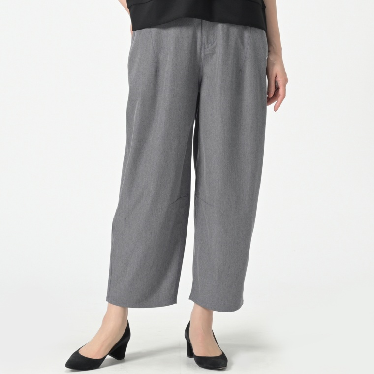 ModdedAnce 配色ステッチバレルシルエットパンツ