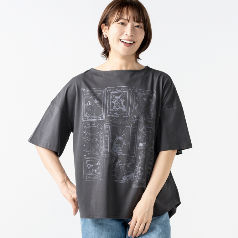 わちふぃーるど ダヤン パリ裏街の窓 プルオーバー