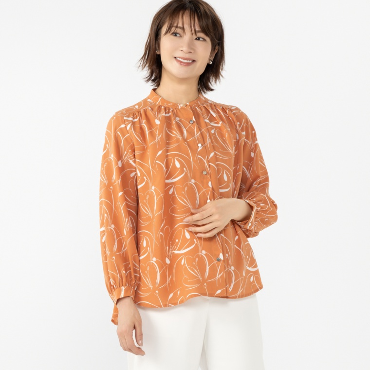 タカシマヤスタイルプリュ プリントブラウス