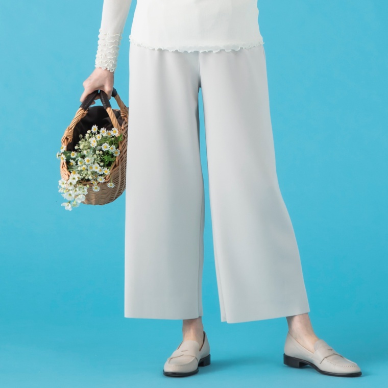 タカシマヤスタイルプリュ ドレープワイドパンツ