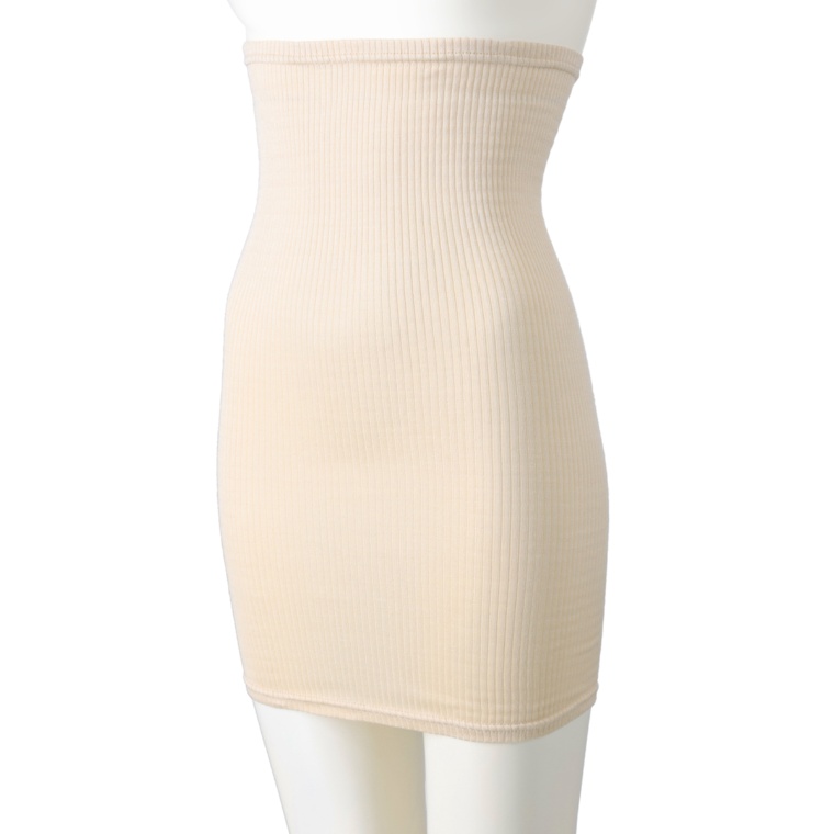 ThreeHeart 日本製 極うすシルク混ハラマキ ロング