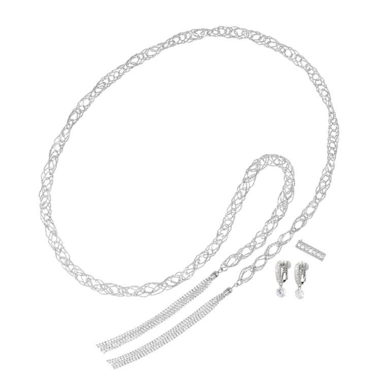 JN 煌めきラリエット&エレガンスジュエリー 豪華3点セット