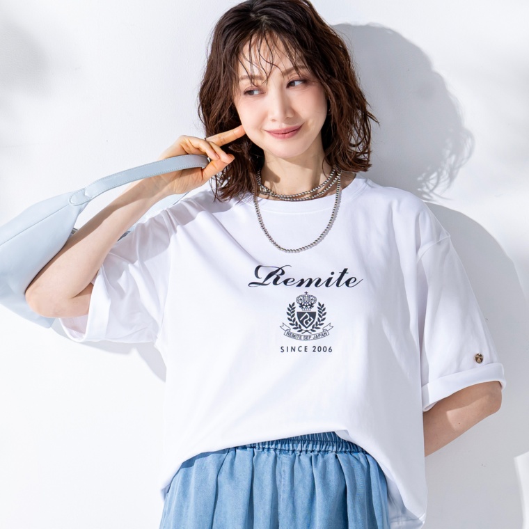 Remite プライマリーロゴTシャツ
