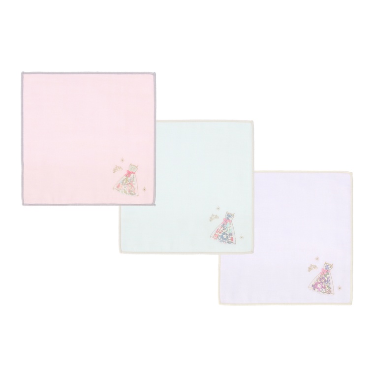 IM リバティプリント ガーゼハンカチ ドレス 3枚セット