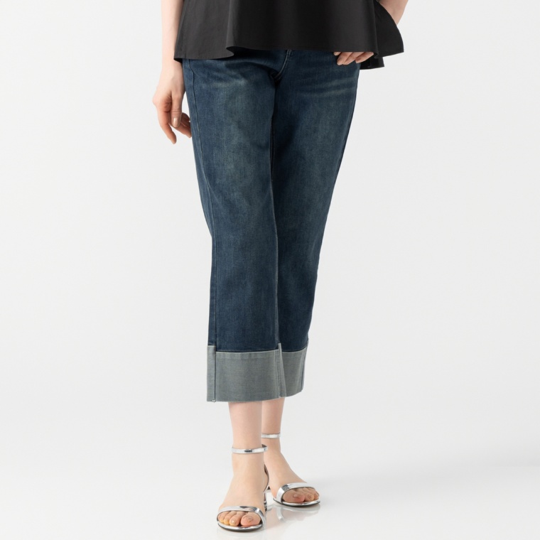 MINHA KILAKILA クロップドデニムパンツ