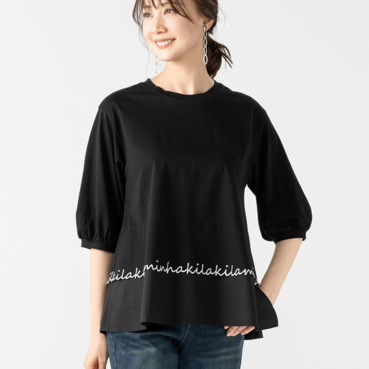 MINHA KILAKILA カットワーク刺繍プルオーバーネット限定