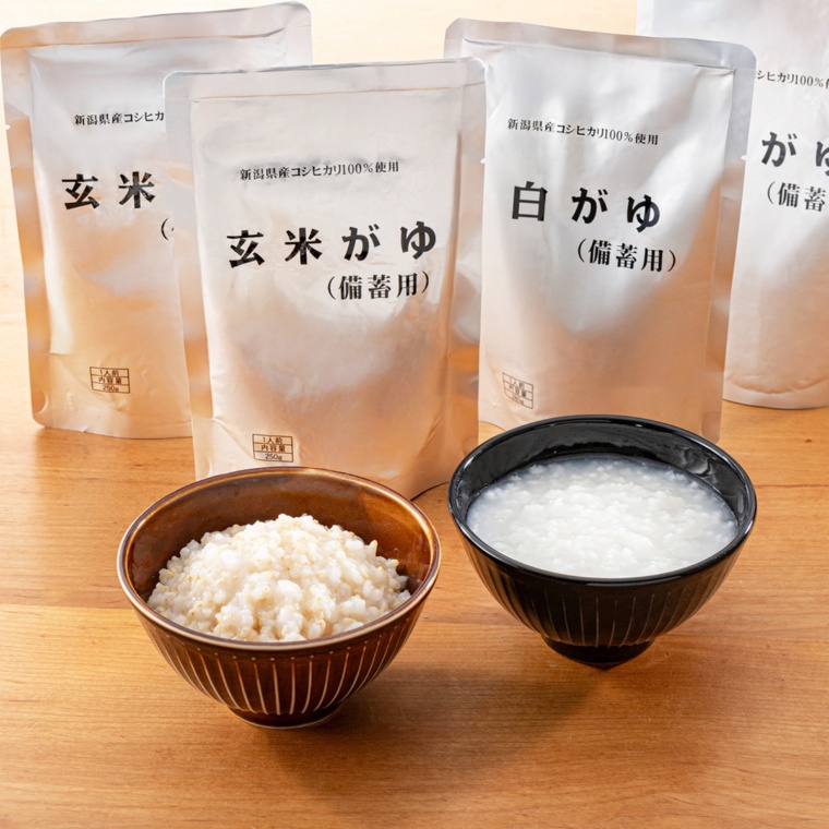 ヒカリ食品 [備蓄用]白がゆ&玄米がゆ16パック