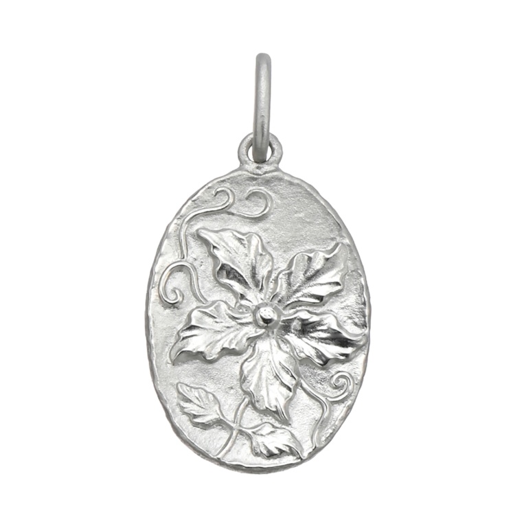 純プラチナ クラシカルフラワーデザイン ペンダントヘッド