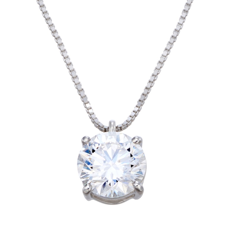 ラボグロウンダイヤモンド PT950 ペンダント2.0ctUP
