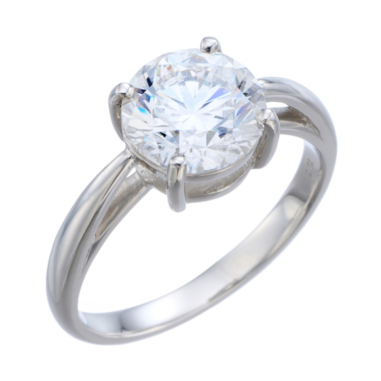 ラボグロウンダイヤモンド PT950 リング2.0ctUP