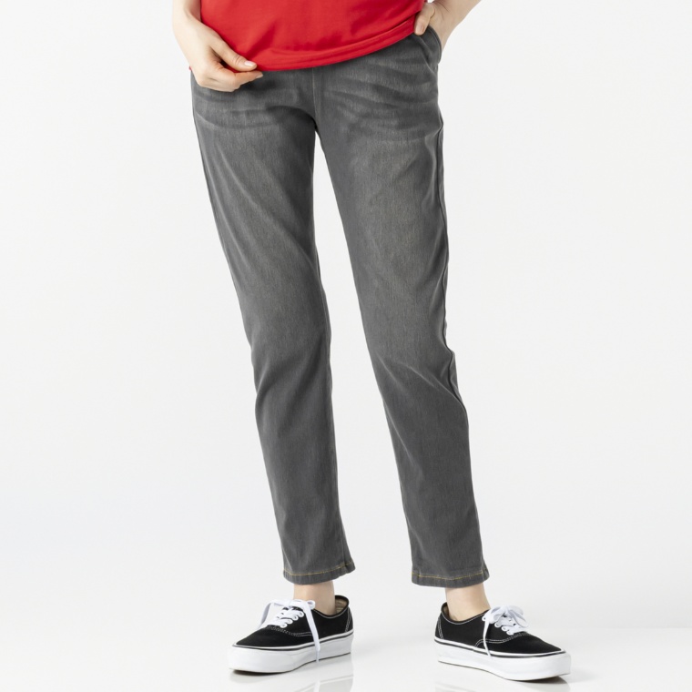 GRC ニットデニムテーパードパンツ