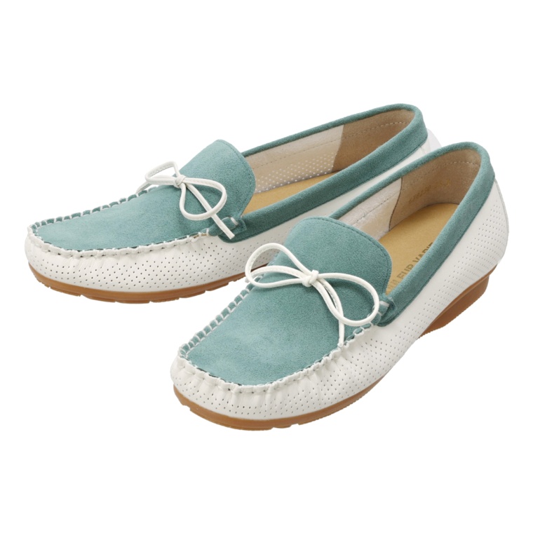 クロールバリエ パンチングモカシン