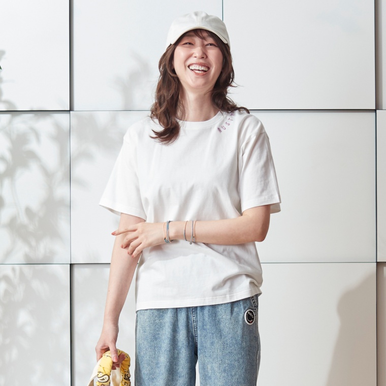 RUSTY 相良刺繍ブランドアイコンTシャツ