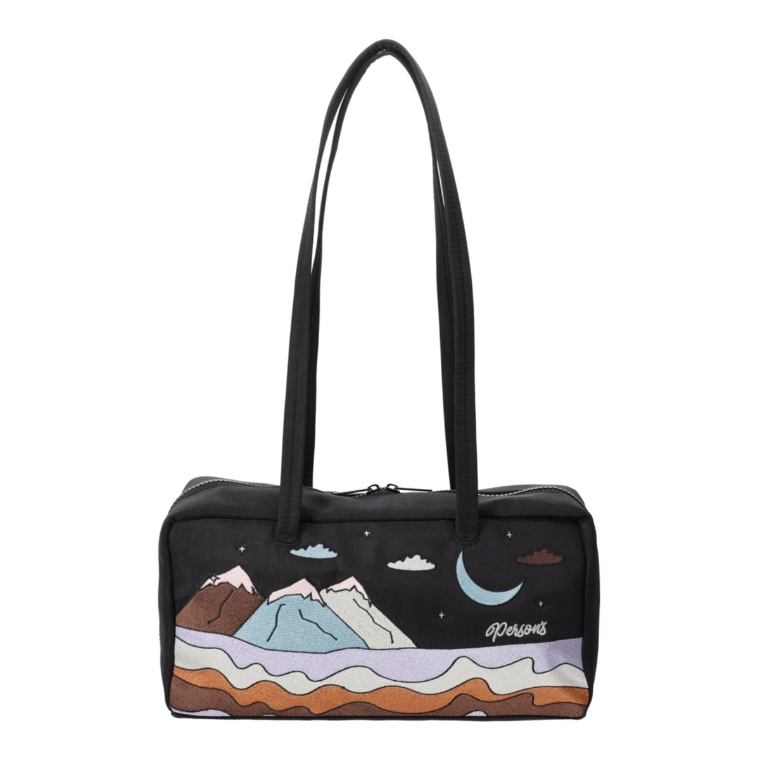 PERSONS ヴィンテージライクエンブロイダリーバッグ