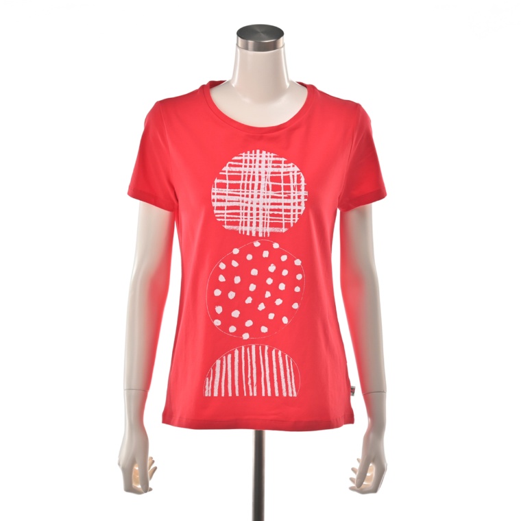 KidsAngel プリント入りコットンベア天竺Tシャツ