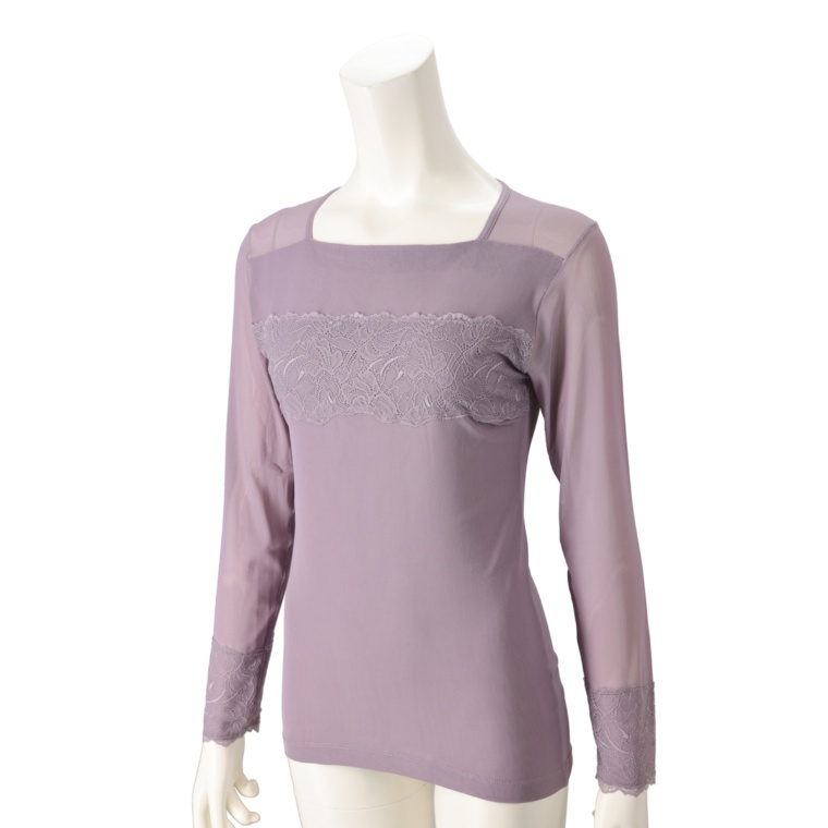 九鬼さんのうるおいチュールスクエアネックインナー