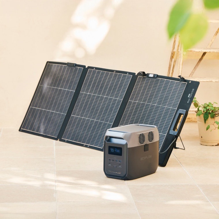 エコフロー デルタ3 1500＆160W軽量両面ソーラーパネル