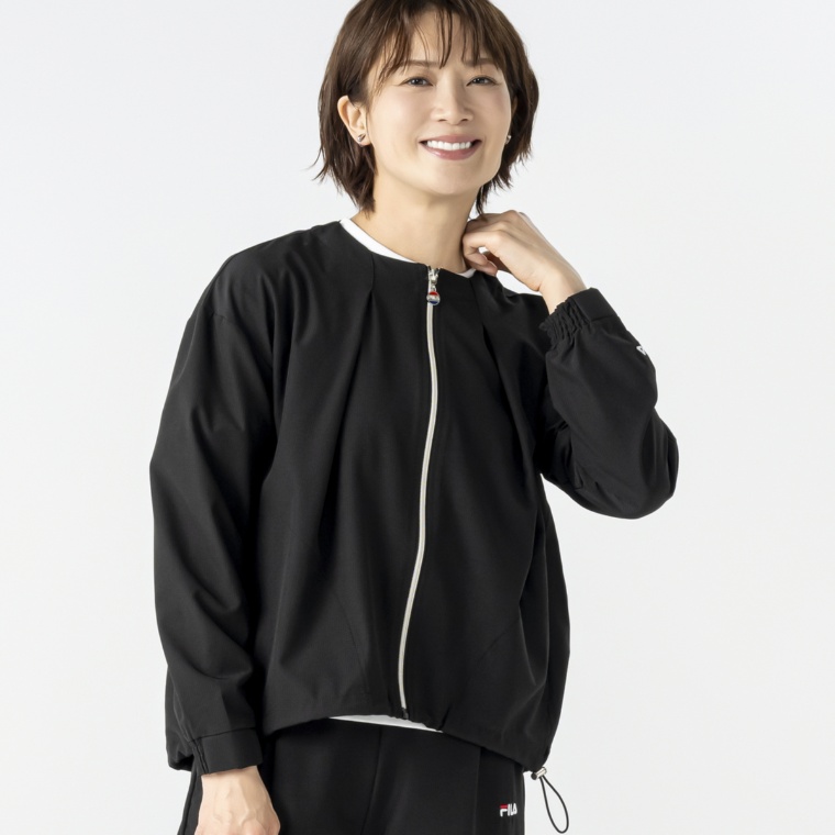 FILA UV 撥水テクスチャードエアストレッチブルゾン