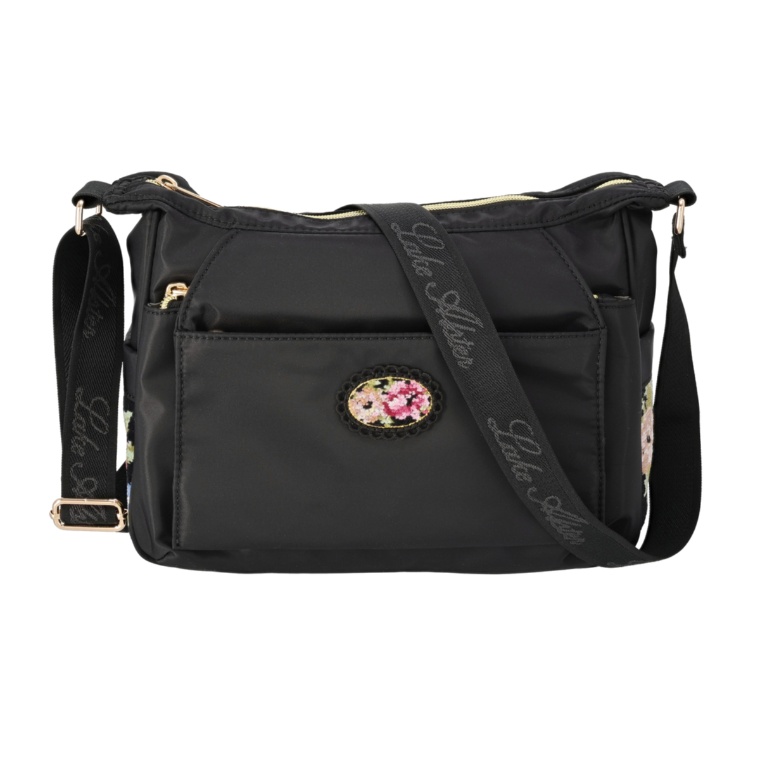 レイクアルスター シェニールサイド使い8ポケットショルダーバッグ