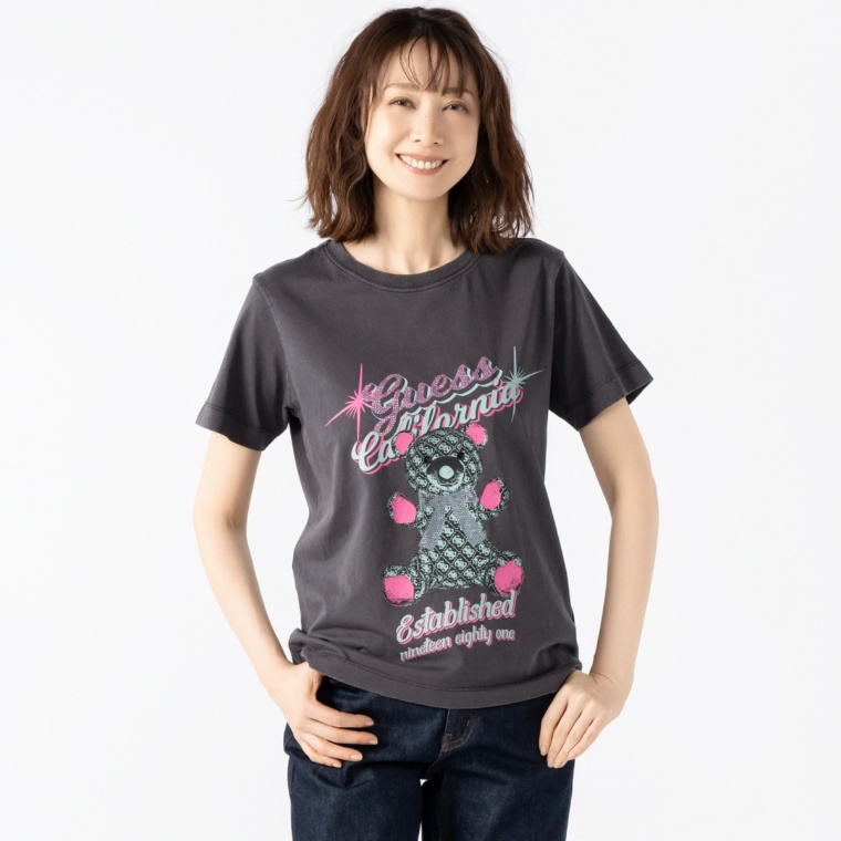 GUESS プリントTシャツ