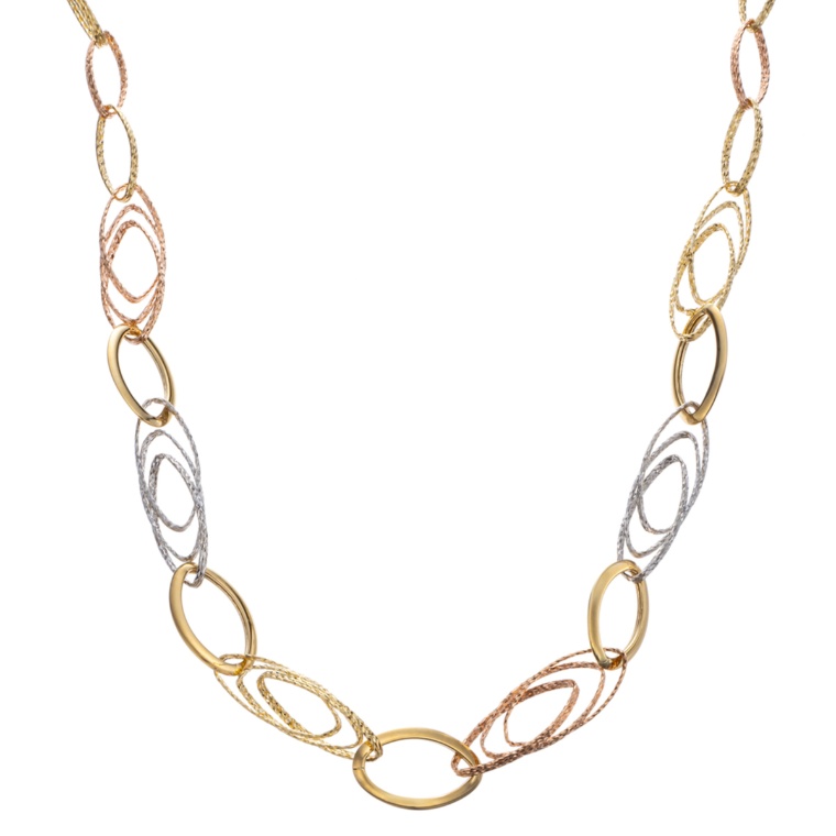 UNOAERRE by 滝野順 18K トリカラー コロラット ネックレス