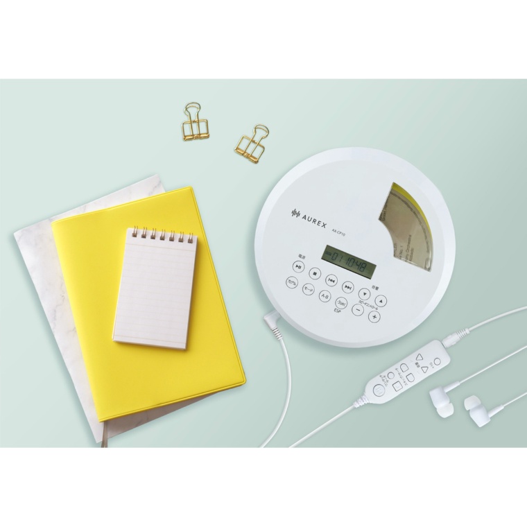 東芝 イヤホン付ポータブルCDプレイヤー