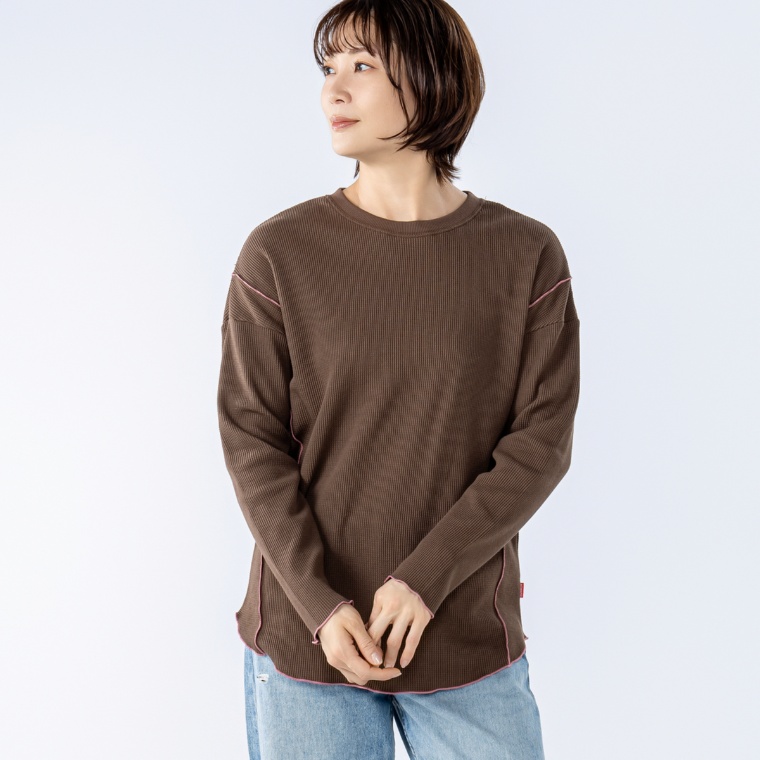BOBSON SunSister 配色ライン入リロンT