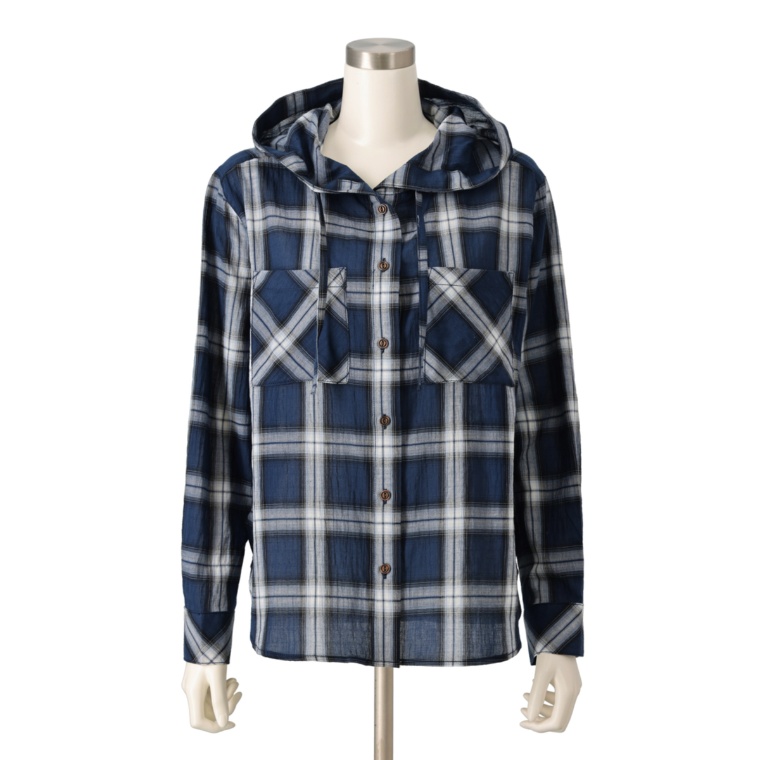 BOBSON SunSister フード付シャツ