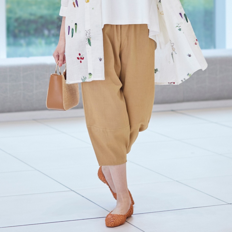 Pomelo 綿BIGポケットバレルパンツ