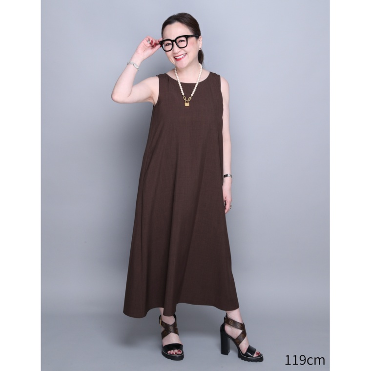 ANNE COQUINE選べる身丈2WAYバックリボンワンピース