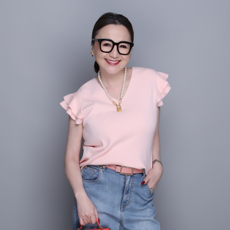 ANNE COQUINE コアスパンヤーンフリルニットプルオーバー