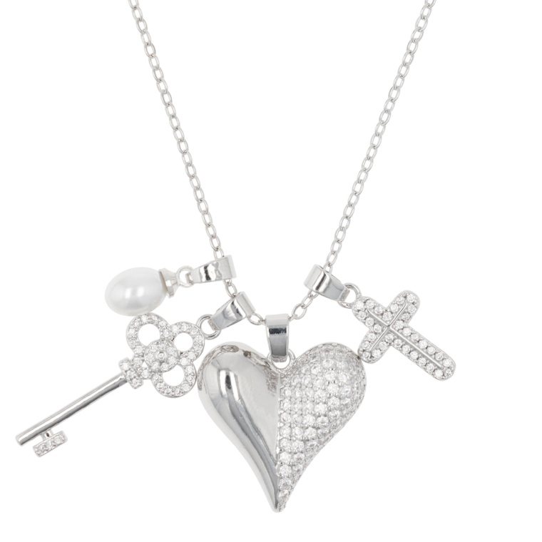 &LOVE LOVEチャームネックレス