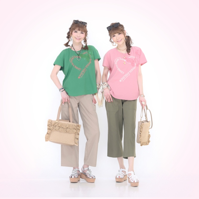 &LOVE ハートキラキラブレスレット