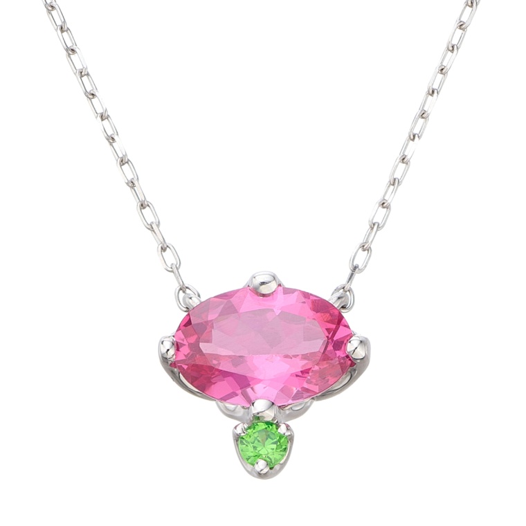 PT タンザニア産ピンクスピネル ペンダント 0.4ctUP
